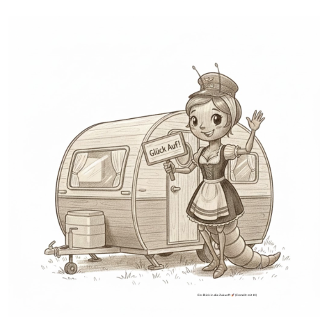 durch künstliche Intelligenz entstanden und dienen als Maskottchen